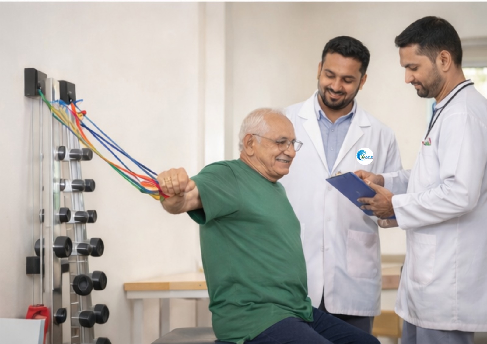 Caregiver assisting a senior woman with a puzzle.